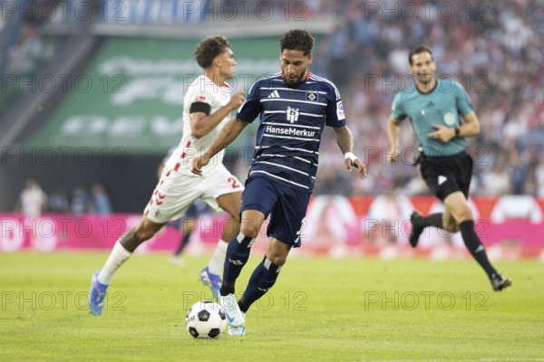 Ludovit Reis (Hamburger SV, Midfield, #14), 2nd Bundesliga, 1. FC Köln, Hamburger SV on 02/08/2024 at the RheinEnergieStadion in Cologne Germany . (DFL/DFB REGULATIONS PROHIBIT ANY USE OF PHOTOGRAPHS AS IMAGE SEQUENCES AND/OR QUASI-VIDEO)