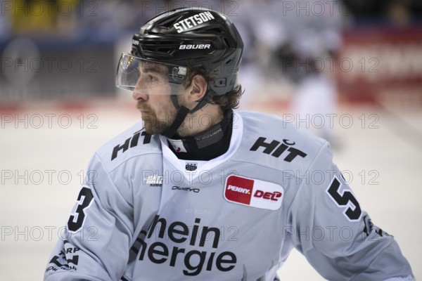 Eisarena Bremerhaven, Bremerhaven, Bremen, Adam Almquist (Koelner Haie, #53), PENNY DEL, Fischtown Pinguins-Kölner Haie on 16.03.2025 at the Eisarena Bremerhaven in Bremerhaven Germany