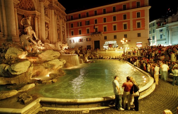 Trevi Fountain, Fontana di Trevi, Italy, Rome, Piazza di Trevi, Europe