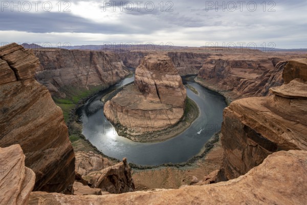 The impressive Horseshoe Bend of the Colorado River in northern Arizona
