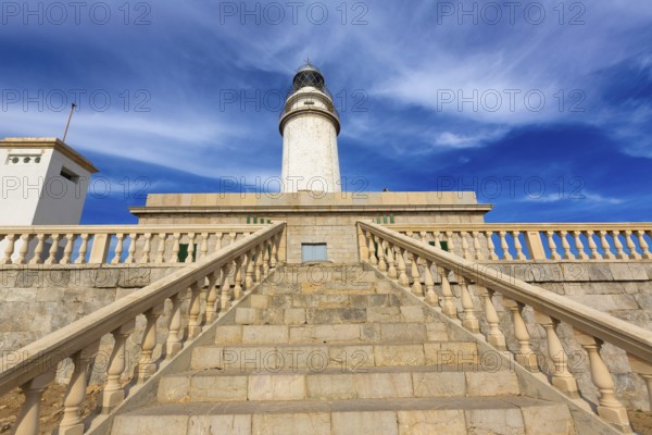 Majorca Formentor Cape Lighthouse in Mallorca North at Balearic islands of Spain