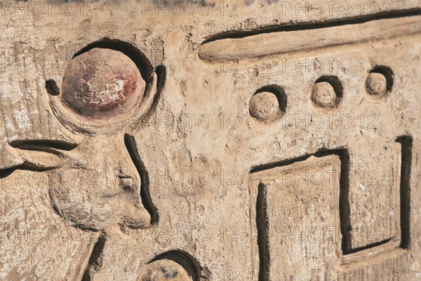 Immerse yourself in the world of ancient Egypt with this image, showcasing intricate bull designs that adorn a historic temple wall, reflecting the civilization's reverence for this majestic animal. Experience Egypt's summer allure through captivating images of the Pyramids, Sphinx, and a scenic Nile cruise from Aswan to Luxor. Immerse yourself in ancient history and vibrant landscapes