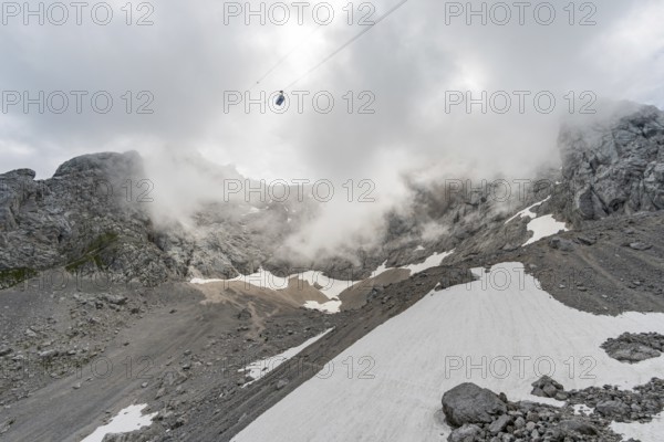 Beautiful hike and climb to the Zugspitze near Ehrwald and Eibsee, the highest mountain in Germany