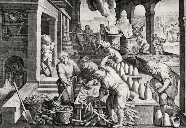 Sugar production, 16th century