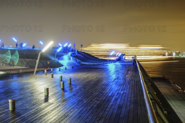 Landscape of Osanbashi. Shooting Location: Yokohama-city kanagawa prefecture