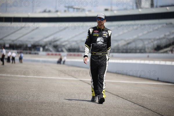 Grant Enfinger walks pit road before qualifying for the Clean Harbors 250 in Richmond, VA, USA, Richmond, United States of America, North America