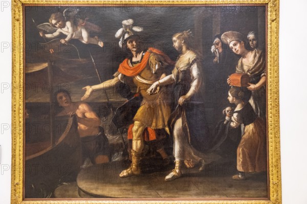 Paris and Elena, 17th century, oil on canvas, Mattia Preti, Can Cotoner, Palma, Mallorca, Balearic Islands, Spain, Europe