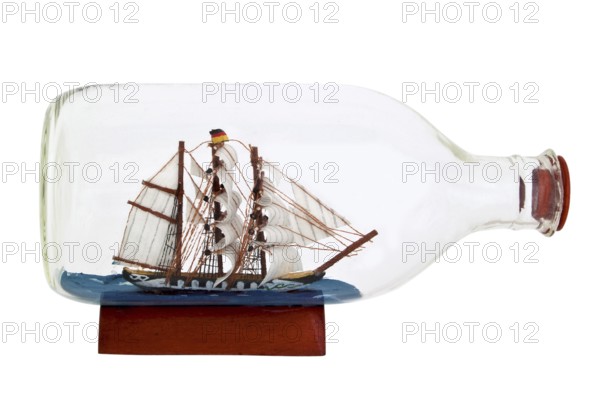Model of a sailing ship in a bottle - optional