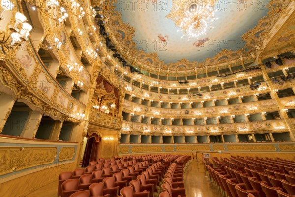 Beautiful Grand Theater La Fenice in Venice, Veneto, Italy, Europe