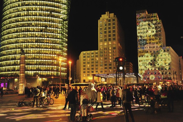 Lichterfest in Berlin, Potsdamer Platz