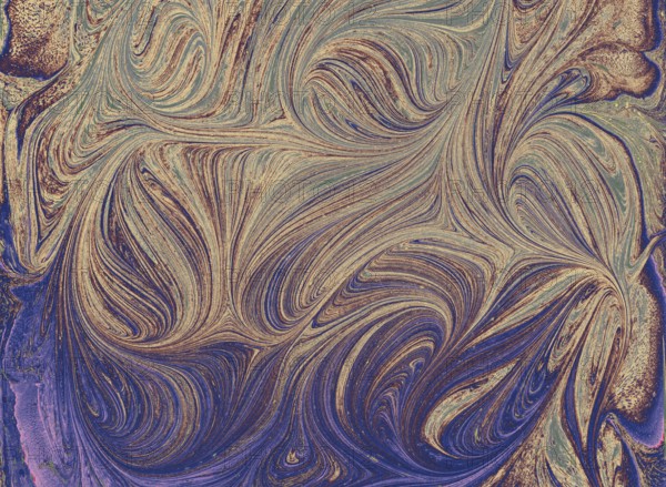 Abstract creative marble pattern texture. Traditional art of Ebru marbling