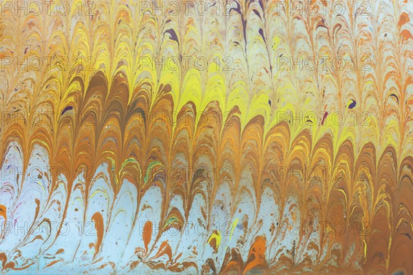 Abstract marbling art patterns in paint as background
