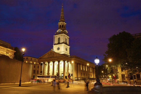 London Trafalgar Square St Martin church of England