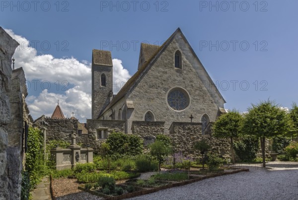St. John's Church in Rapperswil is mixed style church dating back to the 12th century, Switzerland, Europe