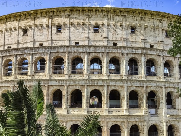 Facade of the Coliseum of Rome