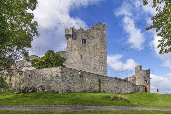Ross Castle is a 15th-century tower house in County Kerry, Ireland, Europe