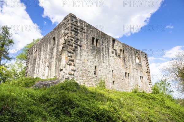 An image of the castle ruin at Albeck south Germany