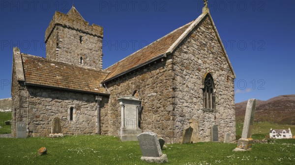 Scotland, St Clements Church, Outer Hebrides