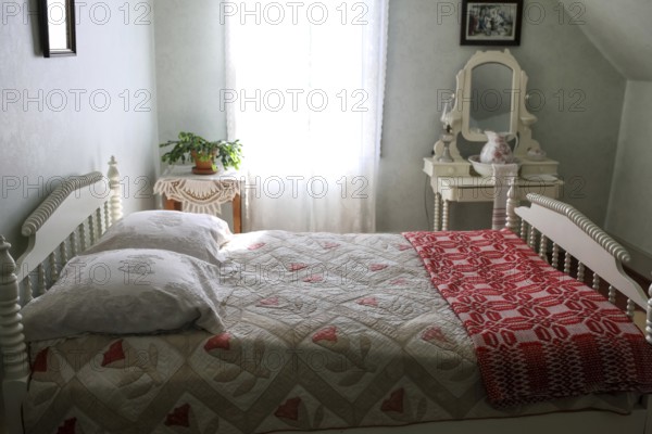 Interior rooms of Green Gables, the Prince Edward Island farm house that is the setting for the Lucy Maud Montgomery novel, Anne of Green Gables, in Cavendish, Prince Edward Island, Canada, North America