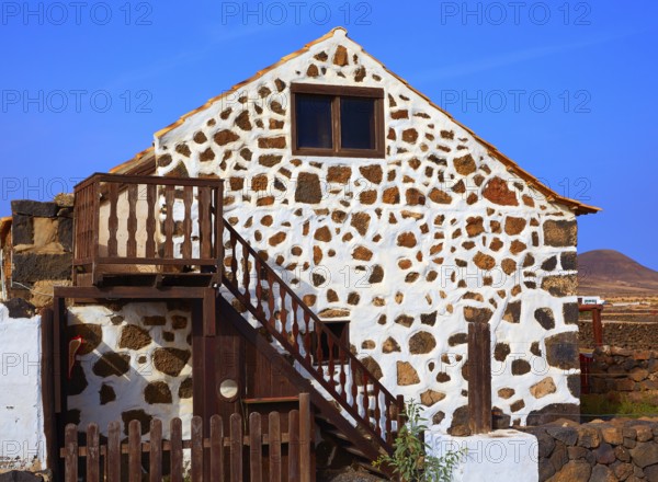 Fuerteventura house in Lajares at Canary Islands of Spain