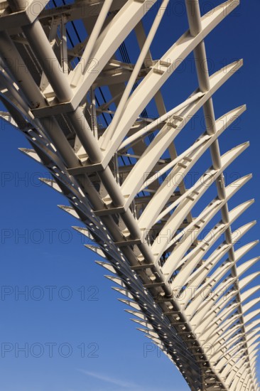 Rail track connecting Stazioni Tronchetto and Santa Lucia, Venice, Veneto, Italy, Europe