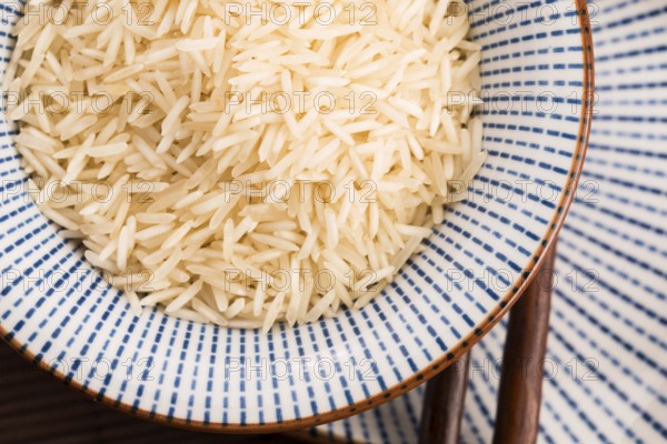Basmati rice in a bowl