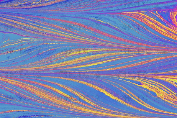 Ebru marble effect pattern design for print