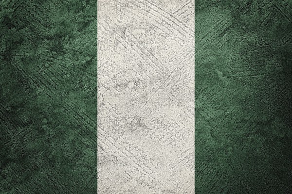 Grunge Nigeria flag. Nigeria