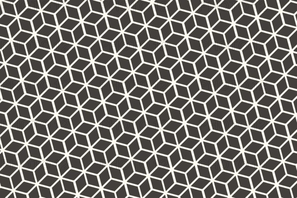 Seamless abstract cubic geometrical background