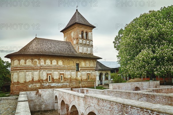 Building of the Monastery Strehaia, Romania Strehaia, Mehedinti, Romania, Europe