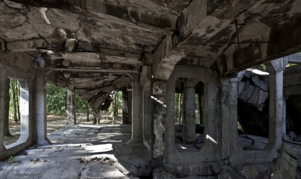 Destroyed Polish ammunition depot