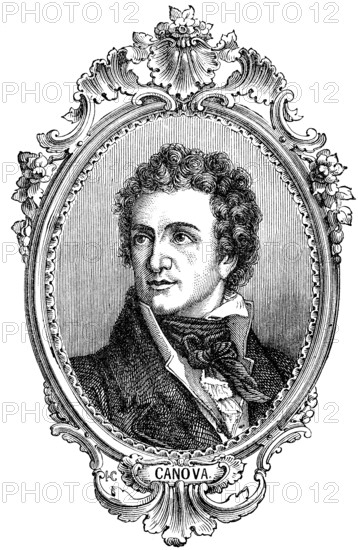 Antonio Canova, 1757-1822, an Italian sculptor from the Republic of Venice