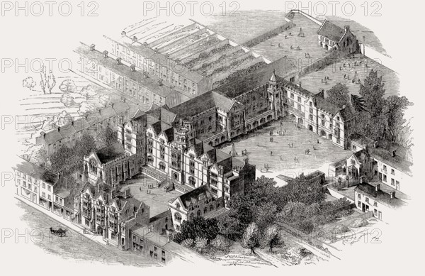 The Wesleyan College, Westminster, London, England, 1850
