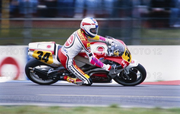 Racer Kevin Schwantz USA, Motorcycle World Championship 1990, Team Lucky Strike, Suzuki RGV 500 cc, Grand Prix (GP) of Germany at the Hockenheimring on 27 May 1990, Germany, Europe