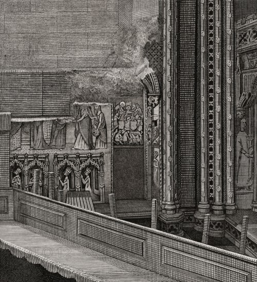 St Stephen's Chapel, old Palace of Westminster, London, England, United Kingdom, Europe