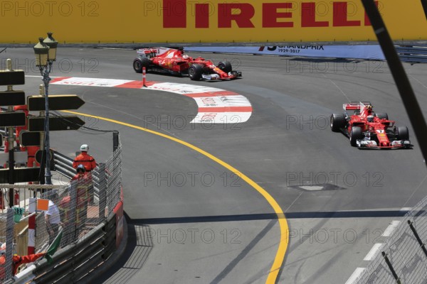 Kimi Räikkönen and Sebastian Vettel, Ferrari, Formula 1 race, Formula 1, F1 Grand Prix Monaco 2017