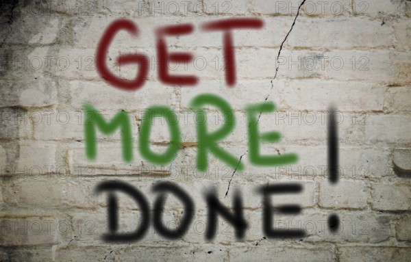Get More Done Concept