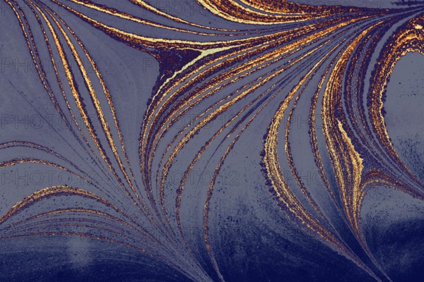 Abstract marbling floral pattern for fabric, tile design. background texture