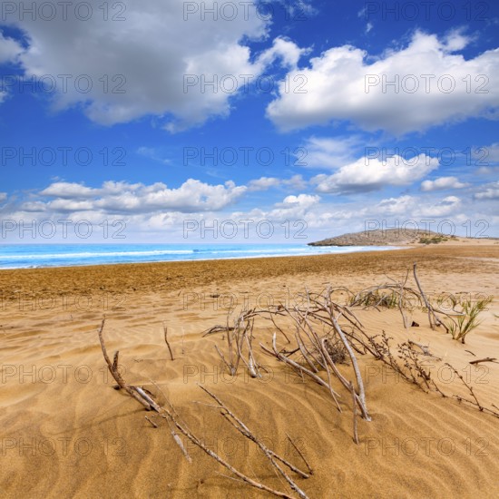 Calblanque beach Park near La Manga Mar Menor in Murcia Spain