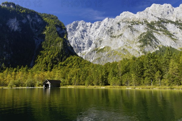 The Watzmannmasiv in Berchtesgaden National Park, Germany, Berchtesgaden National Park, Germany, Europe