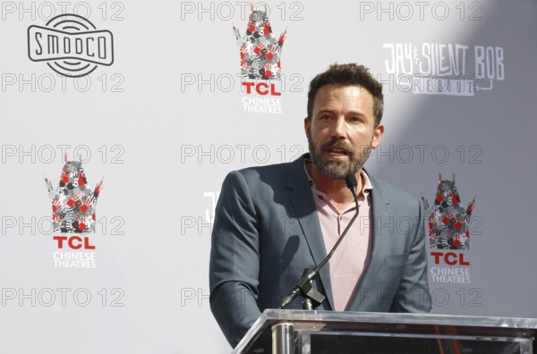 Ben Affleck at Kevin Smith and Jason Mewes hands and footprint ceremony held at the TCL Chinese Theatre in Hollywood, USA on October 14, 2019