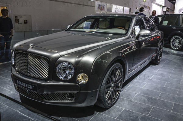 FRANKFURT - SEPT 2015: Bentley Mulsanne Startech presented at IAA International Motor Show on September 20, 2015 in Frankfurt, Germany, Europe
