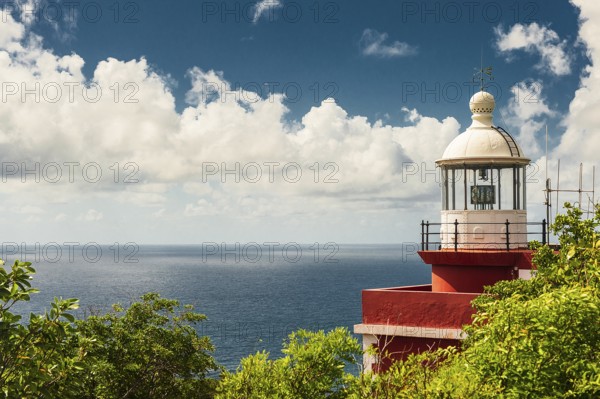 France's southernmost lighthouse, Caravelle Peninsula, Martinique, French Antilles, Caribbean, France, North America