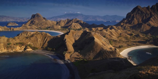 Asia, Indonesia, Padar Island, Padar Island, volcano, volcanism, Labuan Bajo, Sunda Island, volcanic island, uninhabited, Komodo National Park, beach, Padar Island, Indonesia, Asia