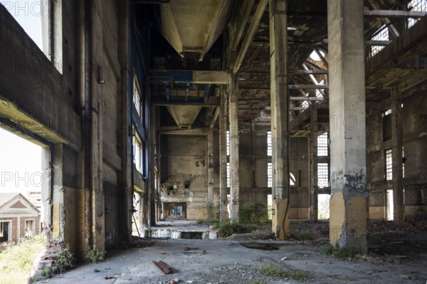 Details of an old abandoned factory