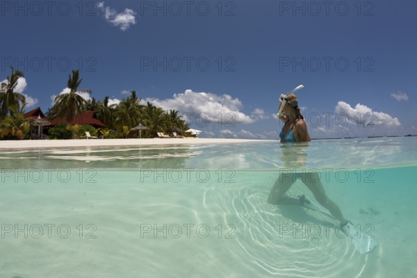Holidays in the Maldives, North Male Atoll, Indian Ocean, Maldives, Asia