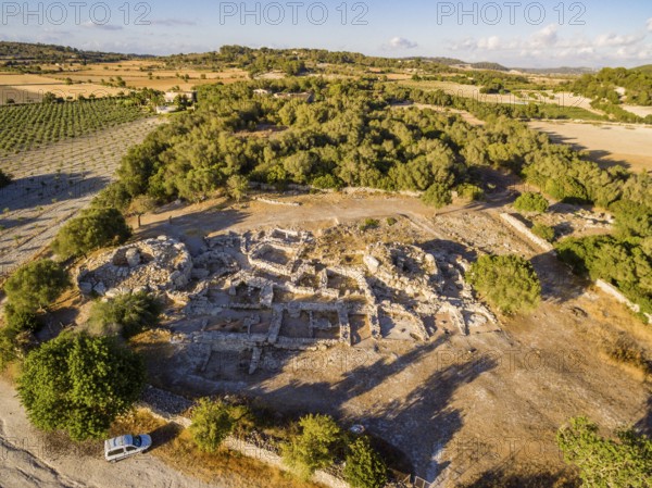 Son Fornés, época talayótica (siglo X a.C.), yacimiento arqueológico de era prehistórica. Montuiri, Mallorca, balearic islands, spain