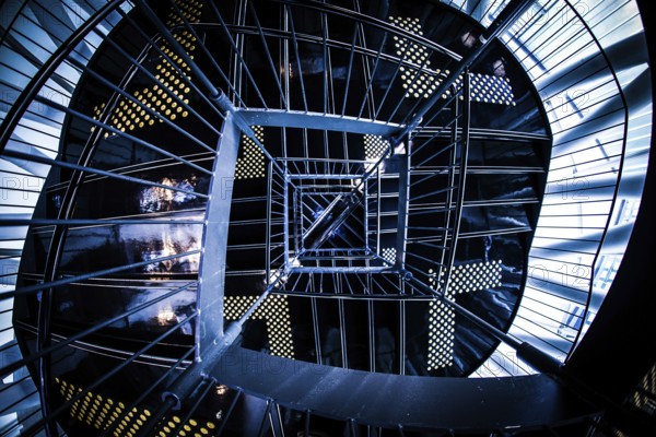 Spiral staircase of image. Shooting Location: Sendai, Miyagi Prefecture