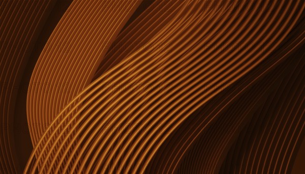 Abstract curve wave graphic design background. Concept for luxury, decoration, celebration, seson and advertising. 3d illustration rendering