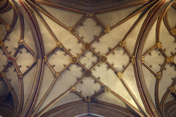 Vault in the north aisle, St., Sankt, Saint